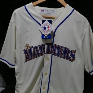 Mariners Jersey - Majestic Brand- size mens large - number 19